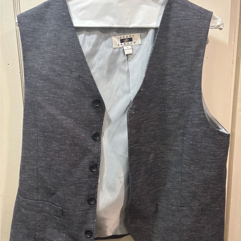Joseph Abboud Gray Vest Classic Design